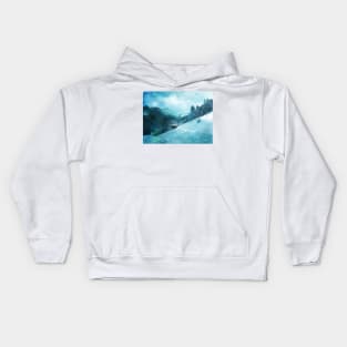 Snow Covered Mountain Kids Hoodie